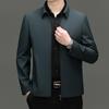Men's Casual Lapel Jacket: Spring/Autumn 2025 Fashion for Middle-aged & Elderly Dads
