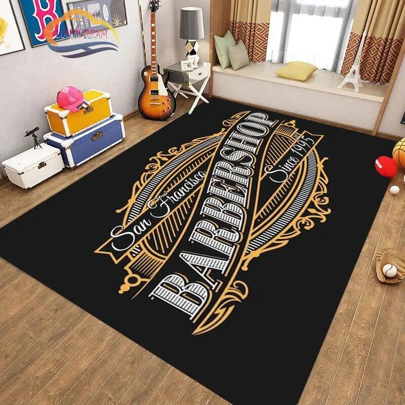 

Коврики для студии татуировки, винтажный декор для парикмахерской, ковер для гостиной, спальни, подарок, украшение для дома