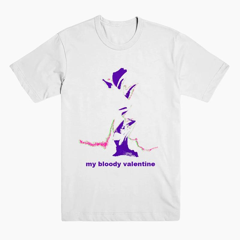 My Bloody Valentine Loveless 1992 T Shirt Vintage Oversize Rock Band Tee Men and Women Short Sleeve T-Shirt Summer Tops Clothing