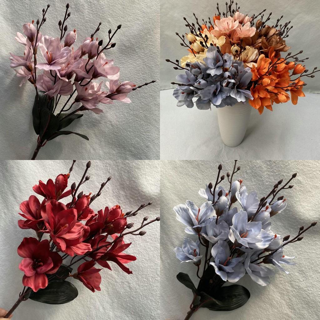 Lifelike Magnolia Bouquet For Wedding Decorations And Home Interior Design