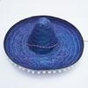 Chapeaux de Paille Mexicains à Large Bord Panama Chapeau Seau Carnaval Sombrero Chapeau de Fête Mexicain d'Été Hommes Femmes