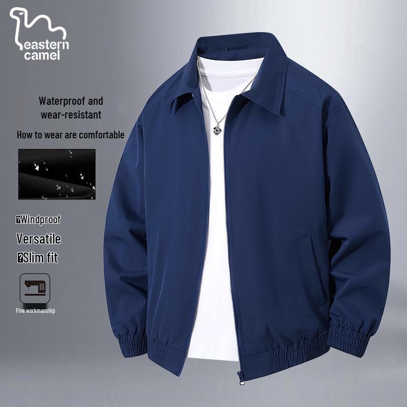 EASTERN CAMEL Men s Casual Lapel Baseball Jacket XL