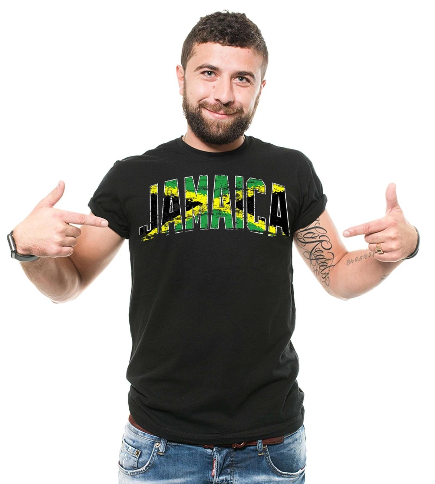 Jamaica Patriotic Tee Jamaican Gift Tee Jamaica Flag Shirt Jamaica National Tee S