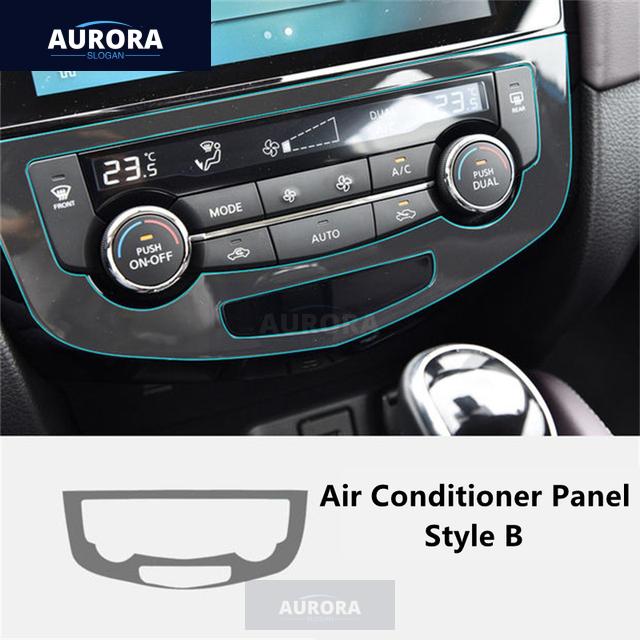 Per NISSAN QASHQAI 14-20 Interni Auto Console Centrale Pellicola Protettiva Trasparente in TPU Pellicola Riparatrice Antigraffio Accessori Modifica