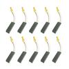 10Pieces Carbon Brushes Efficient Laundry Part Enhancing Motor Stability and Reduce Noise for Home Washing Machines