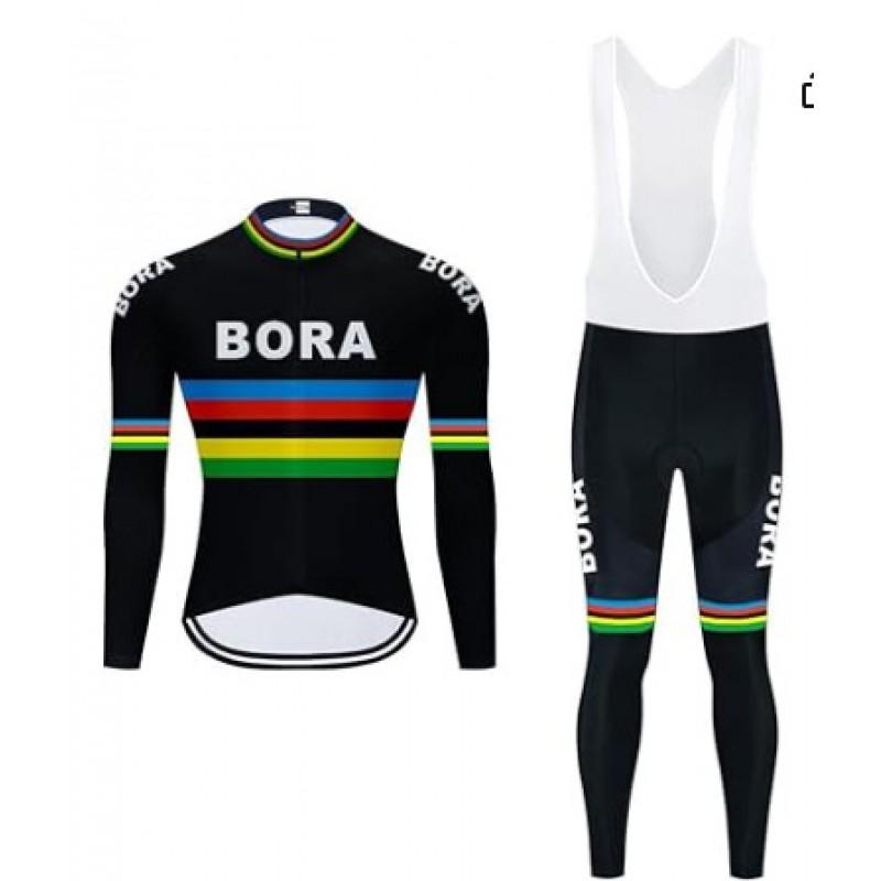 Men Women Cycling Long Sleeve Jersey Set Breathable Quick Dry Performance Wear Road Mountain Bike Riding