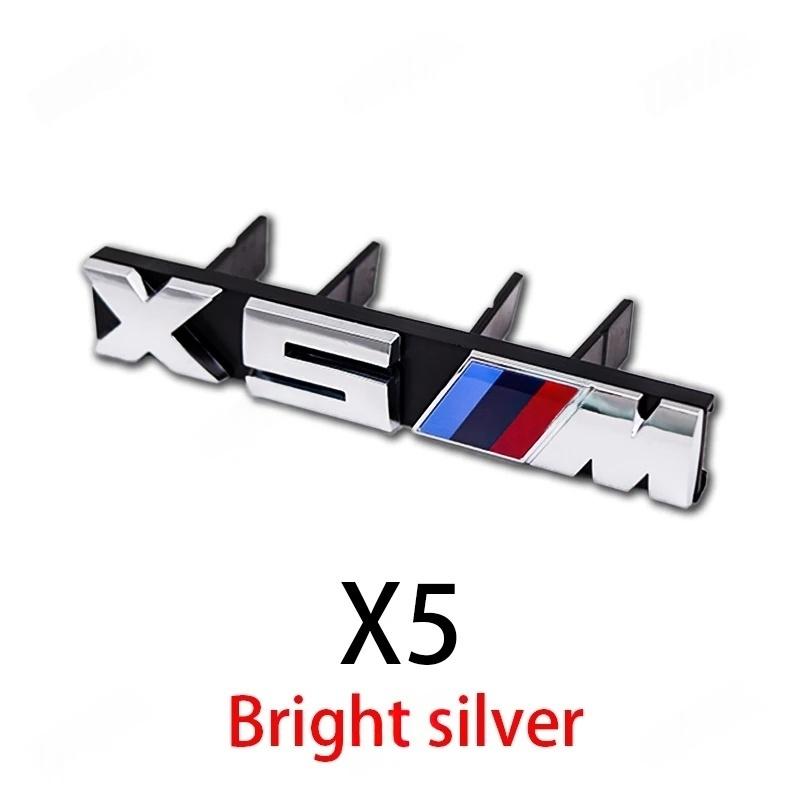 MWPF4 3D ABS Front Grille Badge Vehicle Exterior Tuning Accessories For BMW M Emblem X1 X2 X3 X4 X5 X6 X7 E38 E39 E30