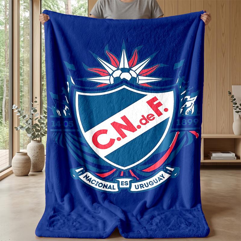 Club Nacional De Theme blanket Soft Flannel Blanket Plush Throw Blanket Cozy Sofa Bed Blanket for Home Decor