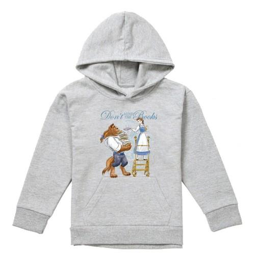 Beauty And The Beast Childrens/Kids Don't Mind the Books Heather Hoodie