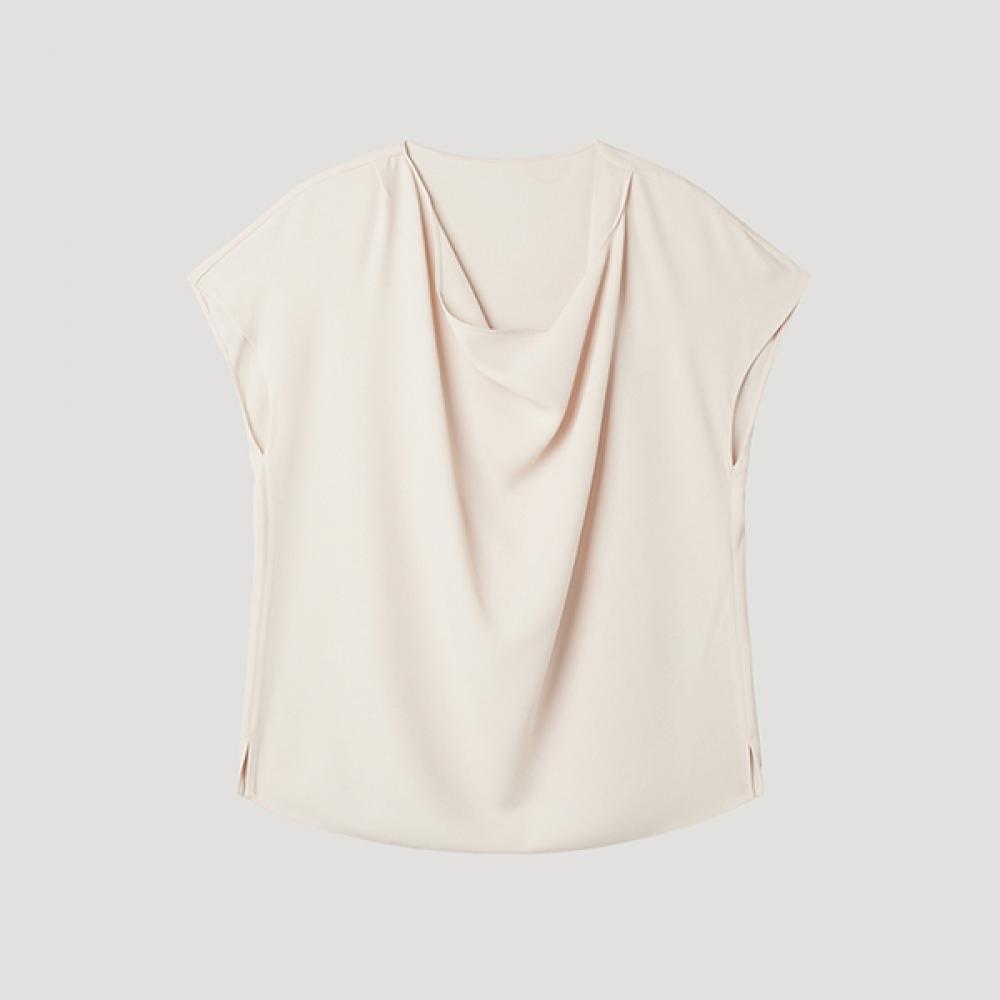 

[She S miSS] Drape SleeveleSS blouSe Swwblp22110 Pb pink beige/66