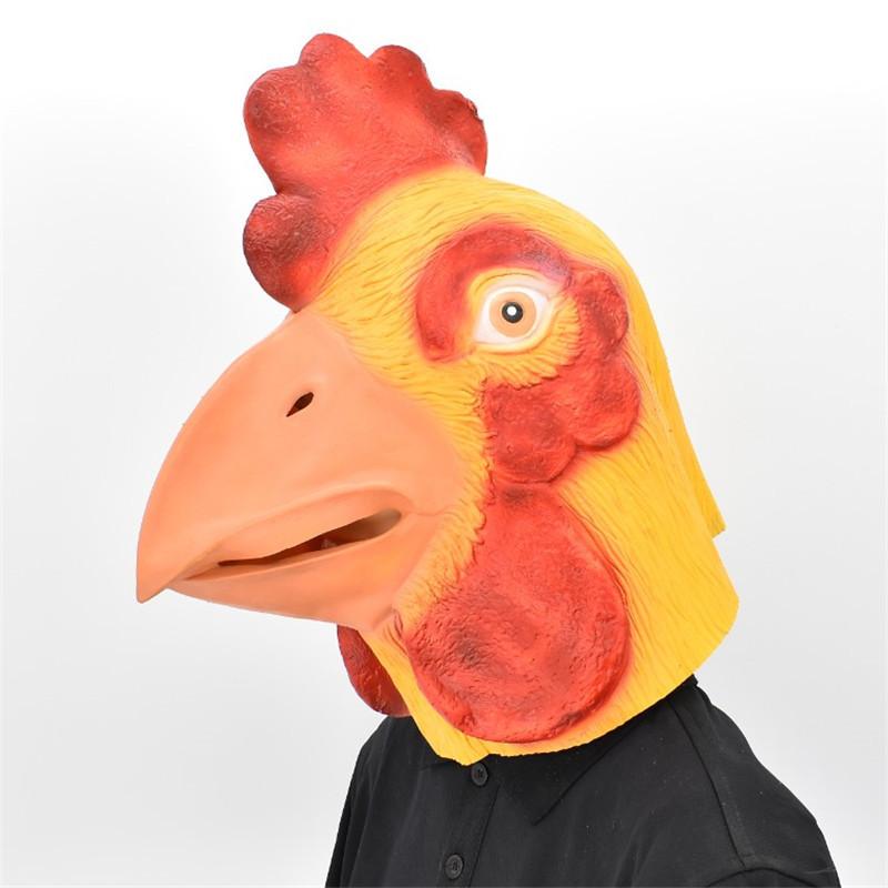 Headgear Rooster Halloween Animal Head Mask For Party Costumes And Themed Events