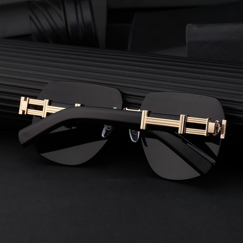 JYL TS Men's Rimless - Unique Sun-Protective Fashion Sunglasses ZZC-7574