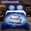Biancheria da letto a tema Birmingham City Set 3 Pezzi Copripiumino Biancheria da letto Decorativa Per Camera Adolescenti Decorazione Casa