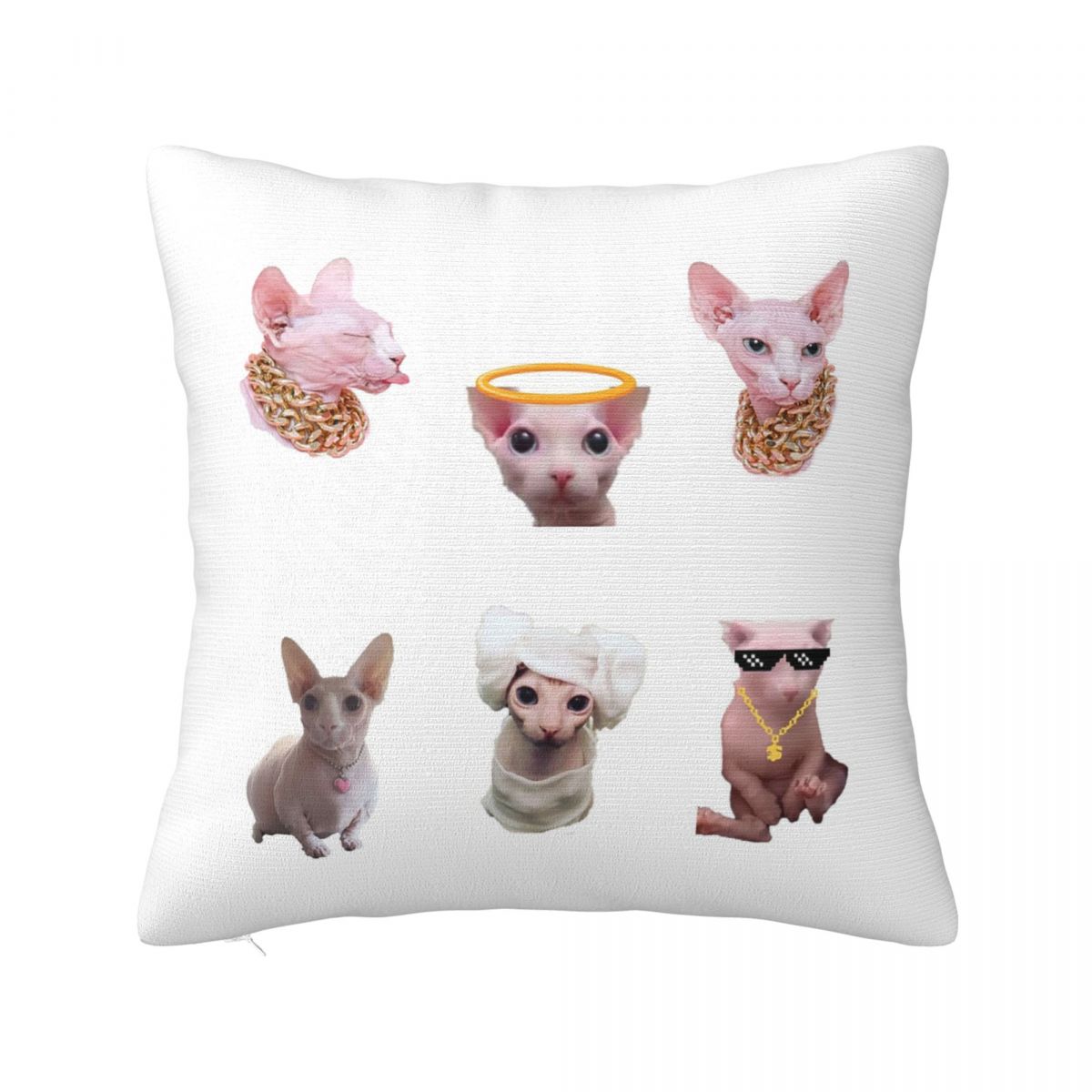 Макраме Аниме Сфинкс Кот БИНГУС Квадратная Наволочка Чехол для подушки Наволочка Декоративная наволочка для дома Спальни Автомобиля 12x12Inch