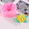 3D Flowers Shaped Fondant Chocolate Mould Cake-Topper Decorating Tools for Creative Baking Silicone Mold Easy To Clean