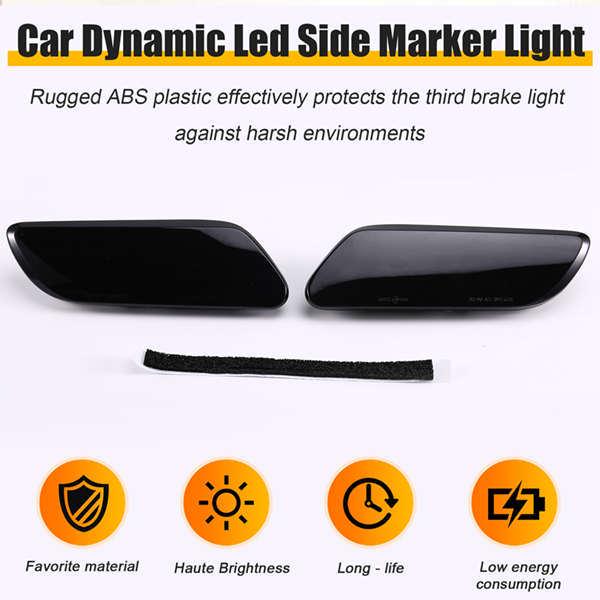 1 Pair of Side Marker Lights for 2014+ BMW Mini Cooper F55/F56 LCI2