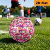 ABBA Iconic Music Legacy Soccer Ball Suitable for Both Training and Competition High Elasticity Outdoor Sports No. 5 Football Training Football