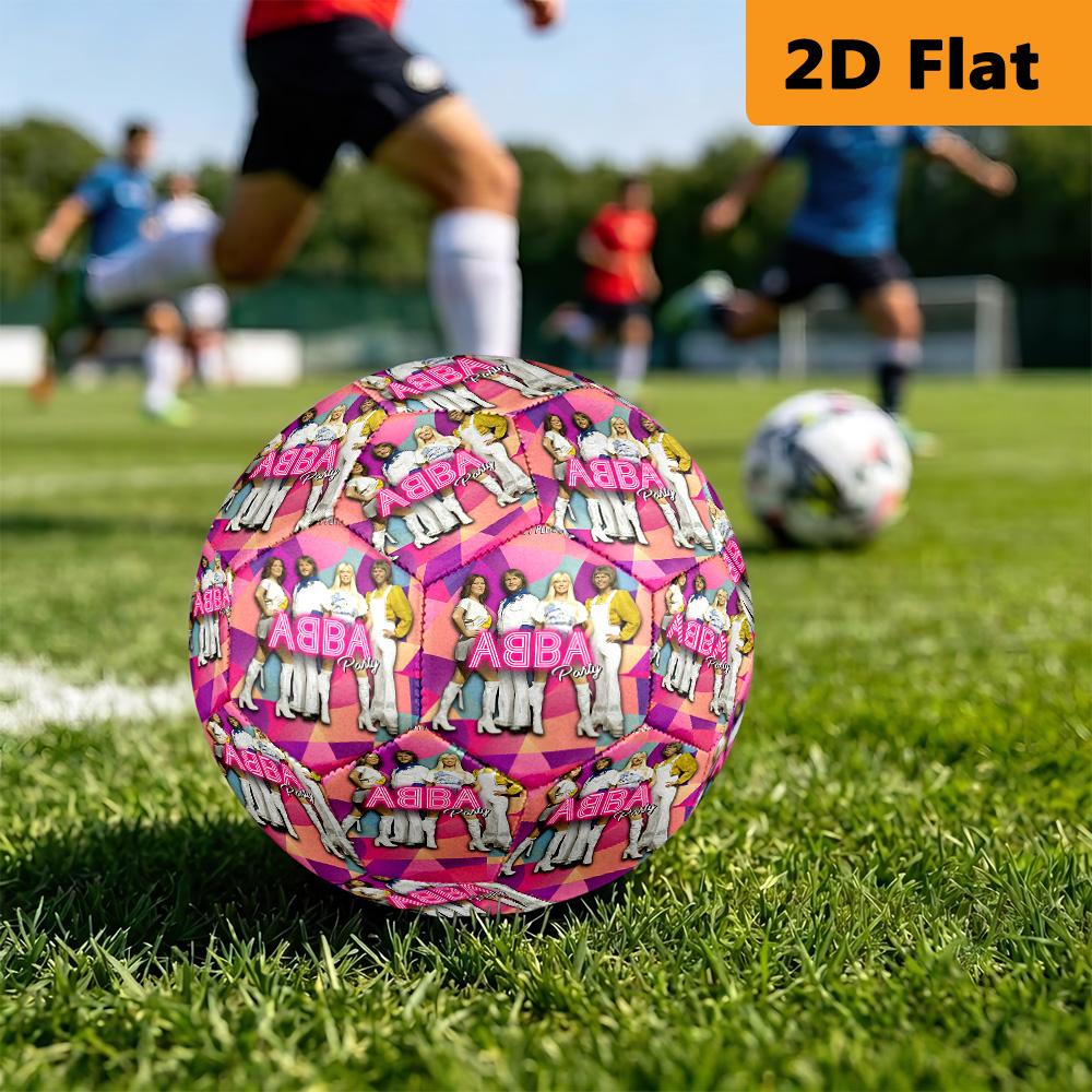 ABBA Iconic Music Legacy Soccer Ball Suitable for Both Training and Competition High Elasticity Outdoor Sports No. 5 Football Training Football