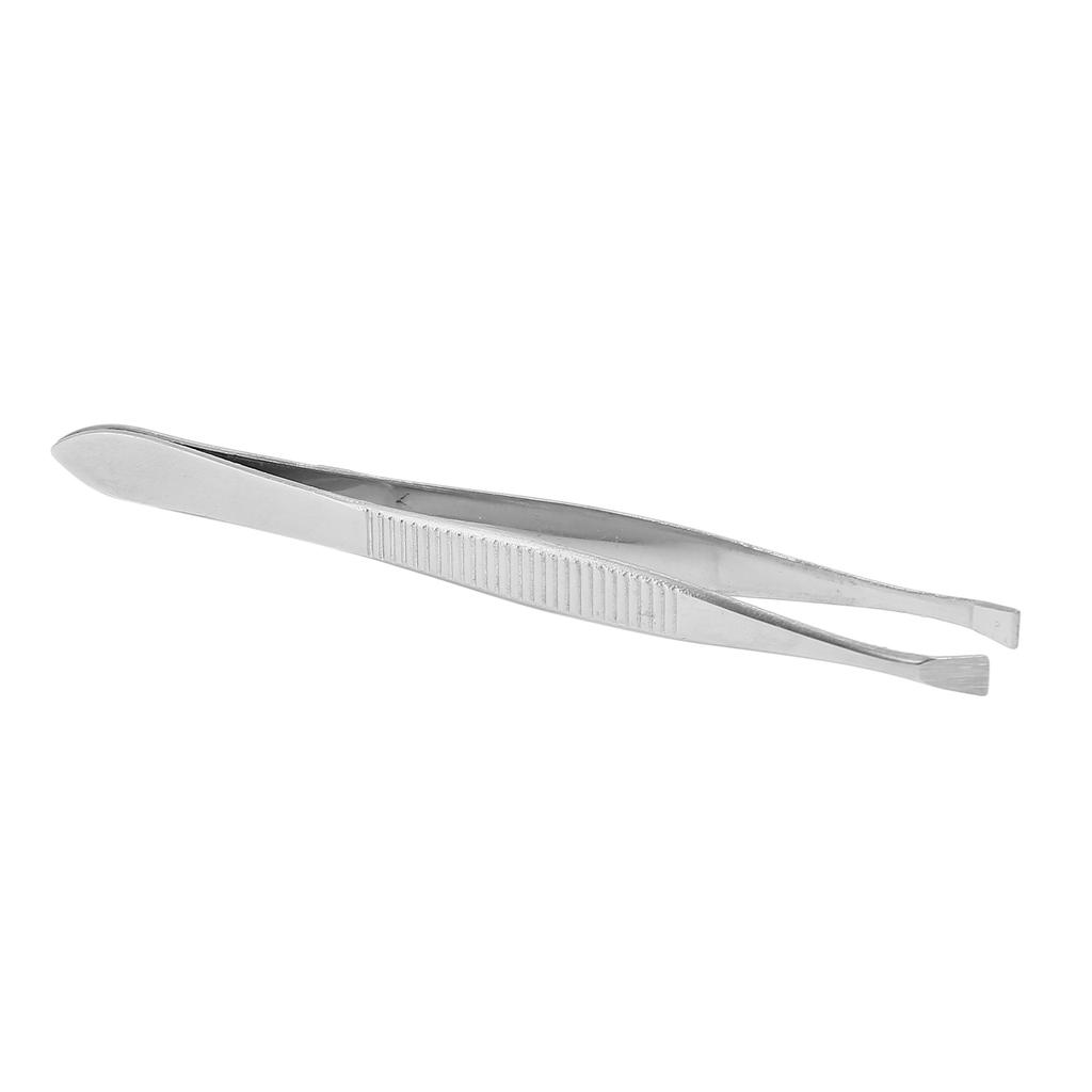 Set Pince à Épiler Ciseaux pour Poils de Nez Comprend Pince à Épiler pour Tailler les Poils de Nez Courbe et Ciseaux à Bout Rond pour Poils de Nez