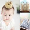 [TOKYO ART] Newborn Baby Crown Birthday Tapestry Set Birthday Decoration Hair Accessory Tiara Crown Costume Monthly Photo Kids Birthday First