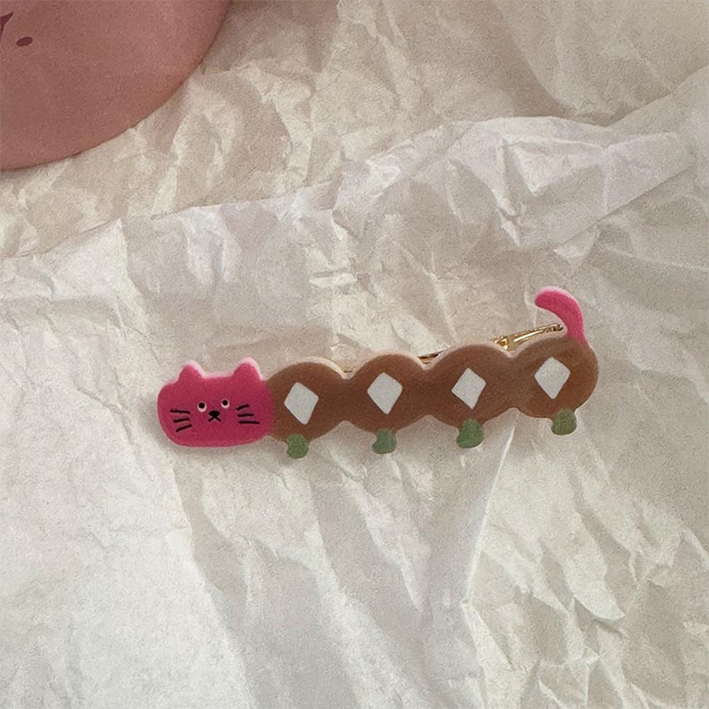 Cute Long Cat Duckbill Hair Clip Sweet Girl Funny Bangs Make-up Tools Hairpin Cartoon Animal Headwear Hair Accessories Gifts
