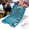 17 Pcs Drill Bits And Chisel SDS Plus Rotary Hammer Bit Masonry Set In Storage Case New