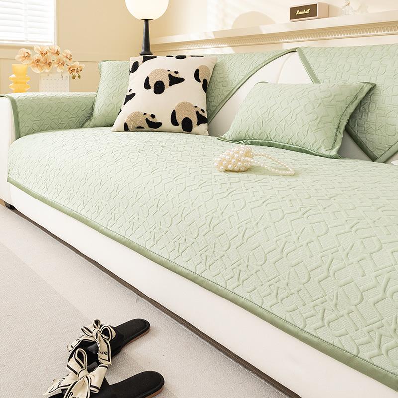 

Cream Wind Sofa Cushion, Universal Air Yarn For All Seasons, Non-Slip And Anti-Cat Scratching, Simple Solid Color Sofa Backrest Towel Cover Cloth Pad 70*70cm