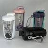 590ML Mixer Shaker Flasche mit Rührkugel Protein Pulver Shake Becher Plastik Mischbecher Bodybuilding Übungsflasche