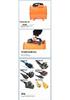 300mm Portable Handheld Axial Exhaust Fan, 36V/220V/110V, Safe for Marine Use