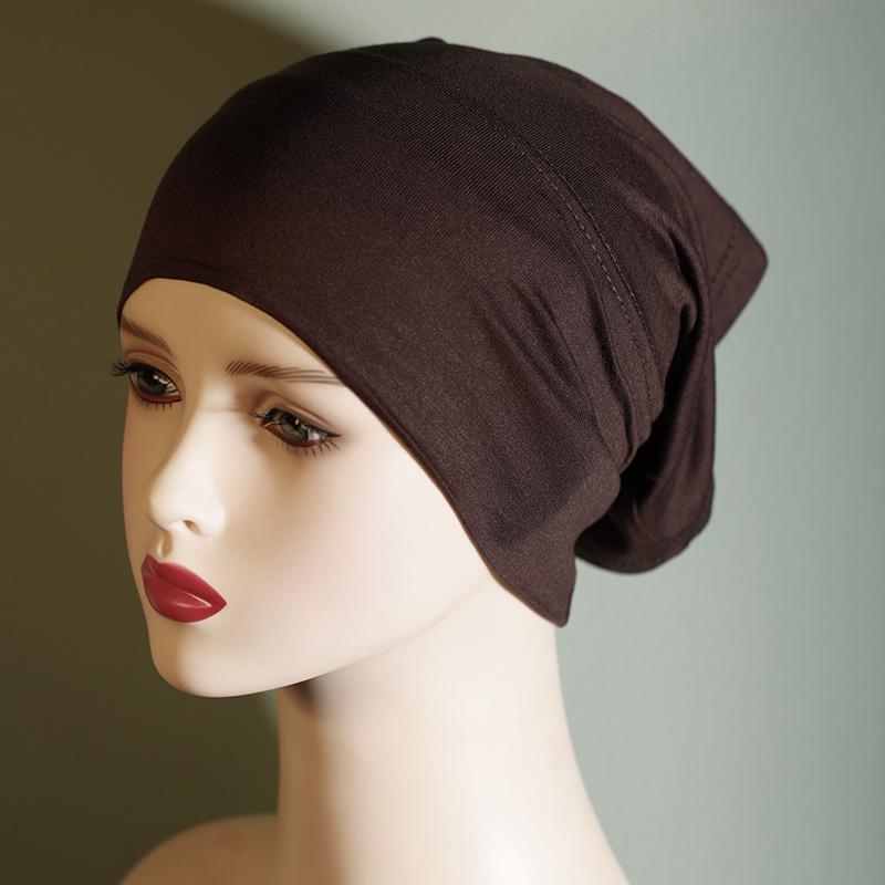 Pilling-Free, Non-Fading Multi-Color Tube Hat - Solid Pure Mercerized Cotton, Cotton Headscarf, Women's Elastic, Breathable.