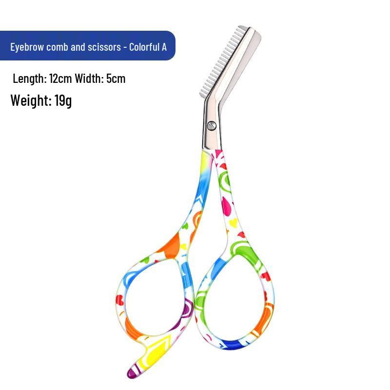Women's Eyebrow Scissor & Razor Set with Comb