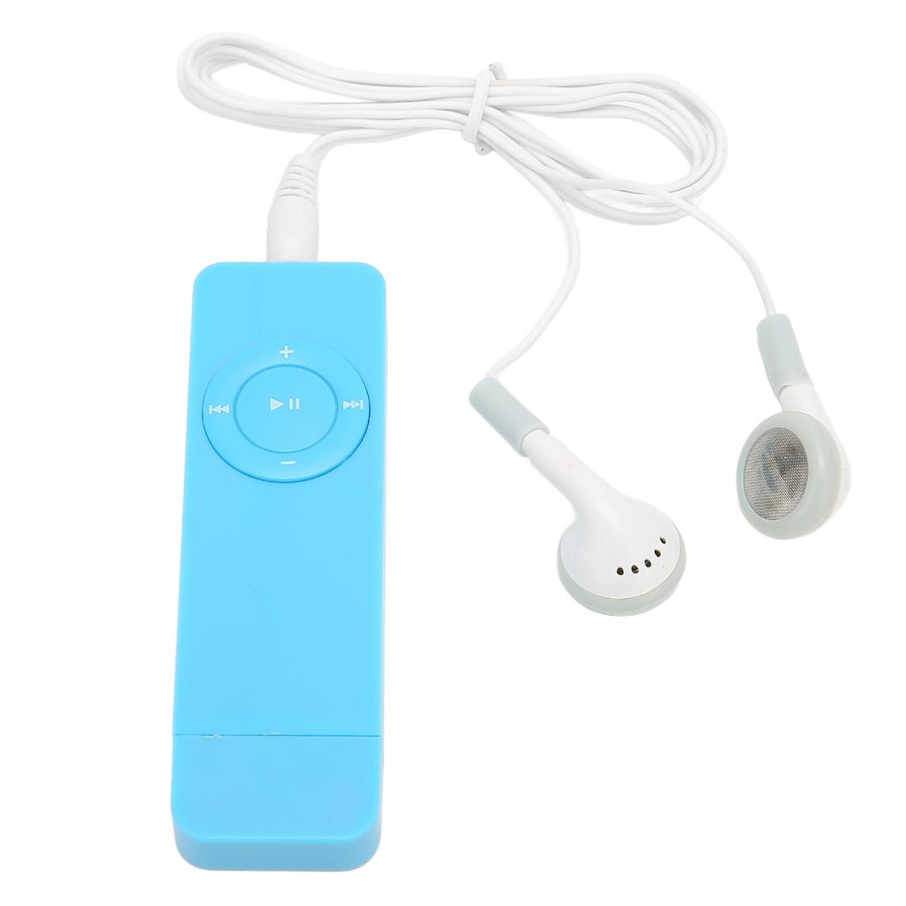 MP3 přehrávač Podpora bezztrátového zvuku Až 64GB mini hudební přehrávač pro studenty běžící Travel Blue