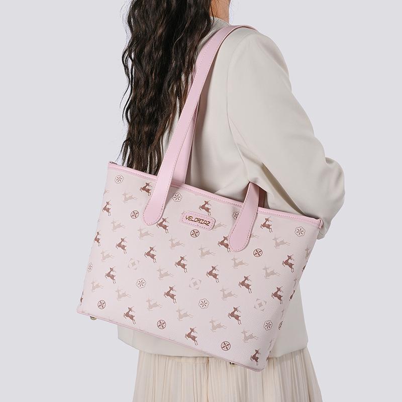 2026 Summer Stylish Large Capacity Tote Bag for Women - Perfect for College Students, Single Shoulder Underarm Carry