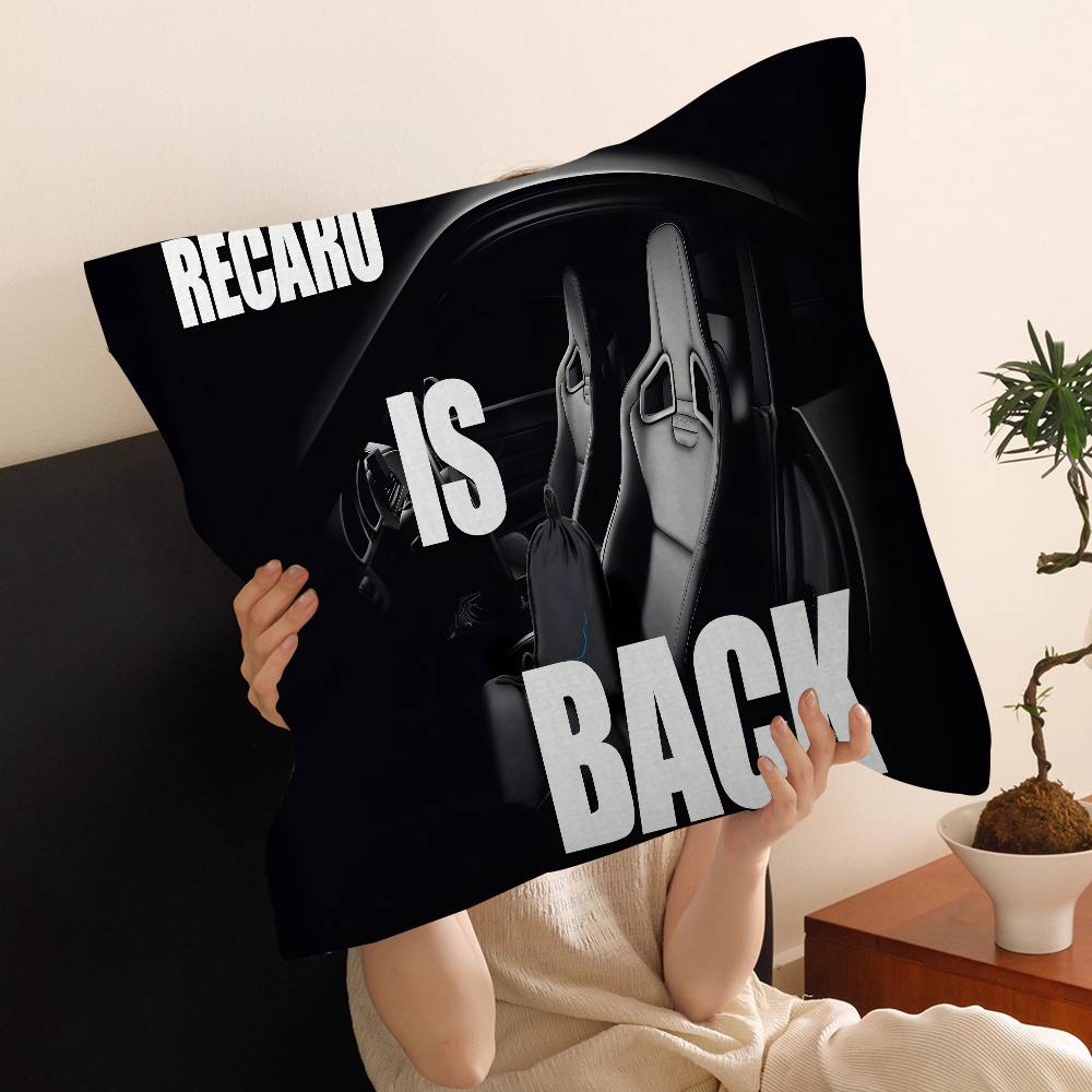 R-Recaros Logo Kissen Kissenbezug Kissenhülle Wohnzimmer Sofa Heimdeko Personalisiert