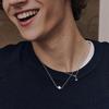 [Ost] [Puremond] Earthquake Square Silver Necklace Otn222808Dww