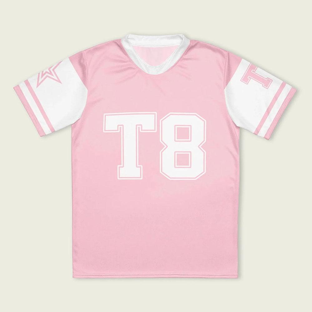 Casual Clothing Tate McRae T8 Jersey Tees Unisex Streetwear Loose Short Sleeve Crew Neck T Shirt 3D Printing T-shirt