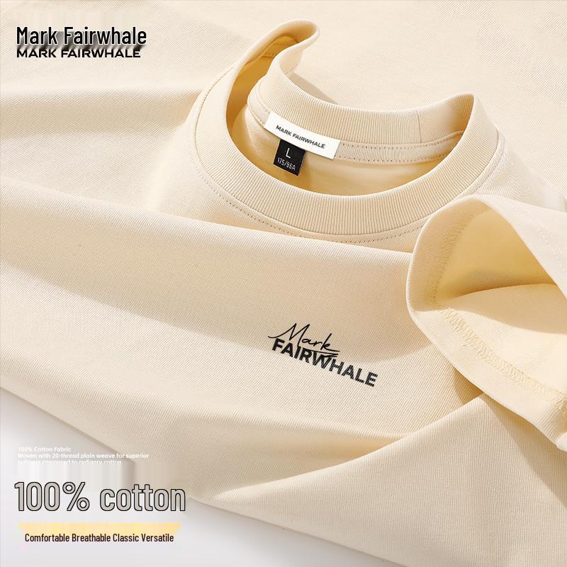 Mark Fairwhale Men's Casual Cotton Short Sleeve T-Shirt