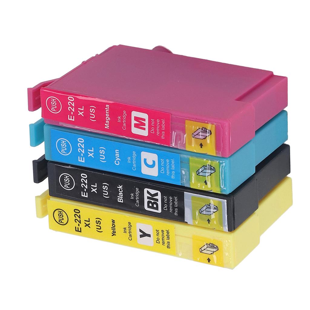 4 Stück Tintenpatronen Kompatibel Nachfüllersatz 4 Farben BK C M Y für WorkForce WF 2630 2650 2660 2750 2760 Drucker