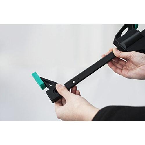 Kakuri Sangyo KAKURI Bar Clamp, 300mm, Ratchet Type, Curved Surface Compatible, V-Groove/Non-Slip Pad, Tightening, Spreading, Gripping, Clamping, DIY