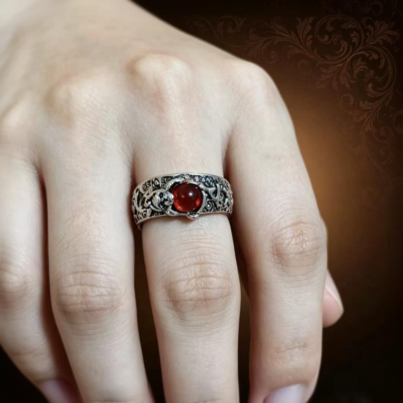 Retro Chinese Feng Shui Pixiu Ring Gold Silver Plated Adjustable For Women Men Wealth Lucky Jewelry Birthday Gift