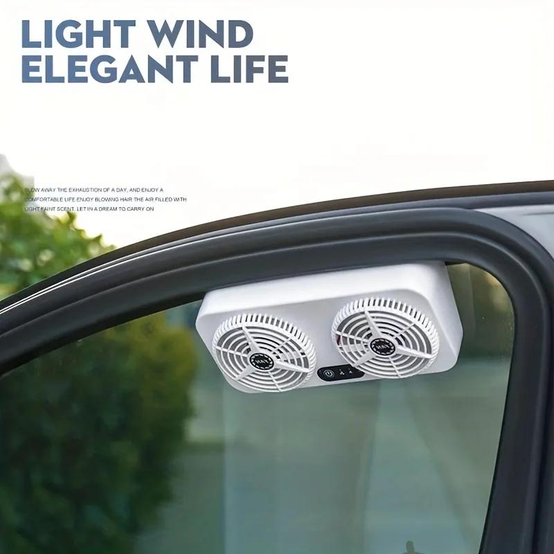 Usb Car Cooling Fan Window Exhaust Fan Energy Saving Radiator Ventilator Deodorization Car Cooler