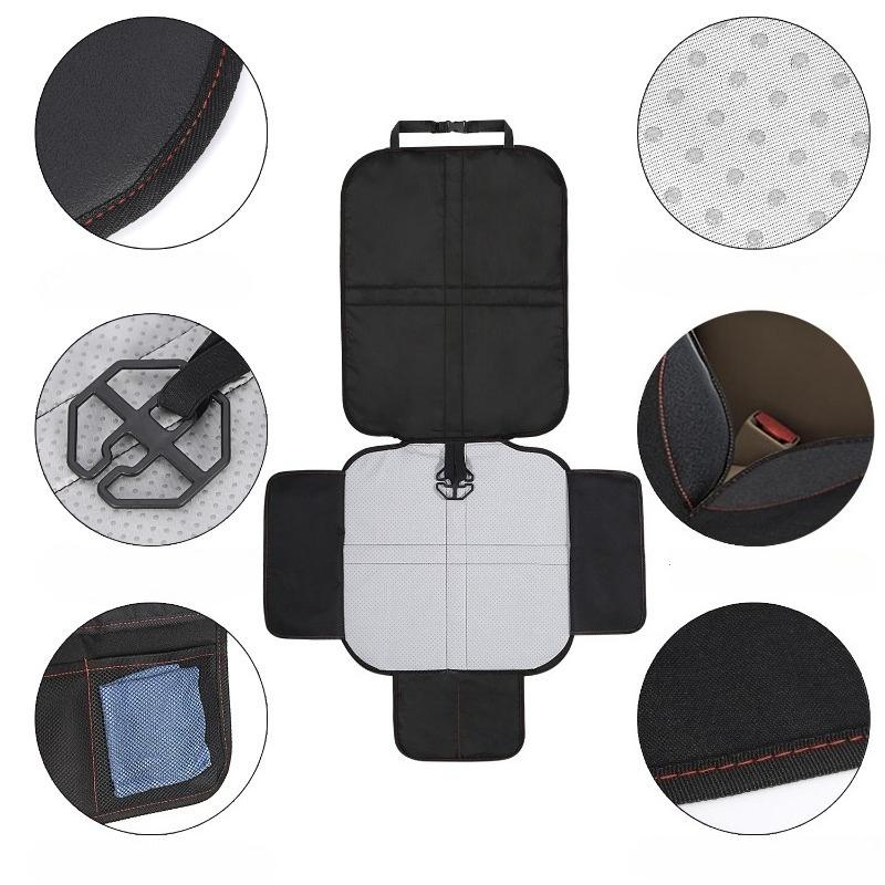 Univerzální dětská bezpečnostní sedačka Protiskluzové podložky proti poškrábání Vodotěsný Ochranný potah na autosedačku pro ochranu dítěte