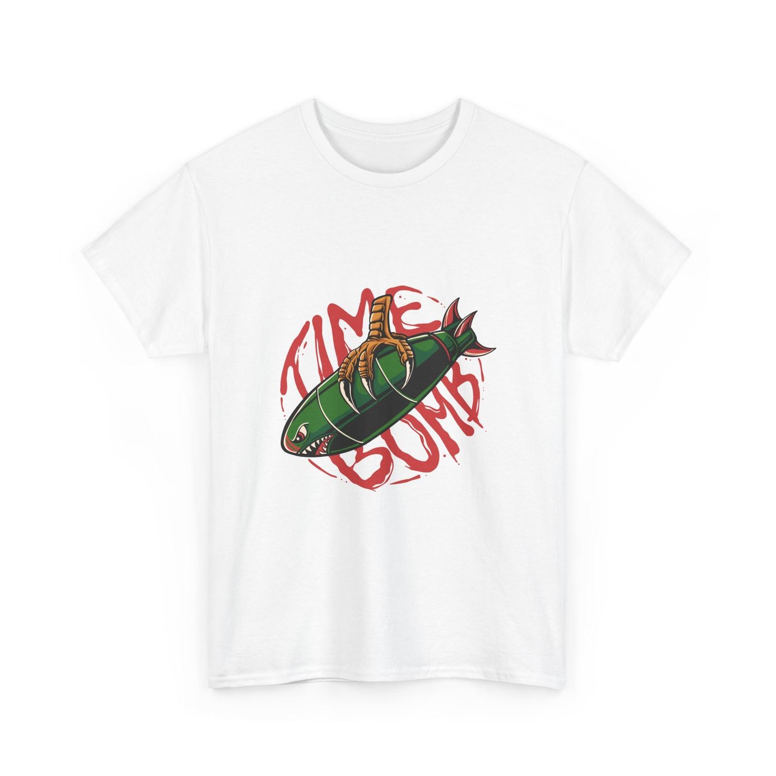 Time Bomb Graphic Tee | Retro Green Bomb illustration, Cool Style, Cotton Tee S разноцветный