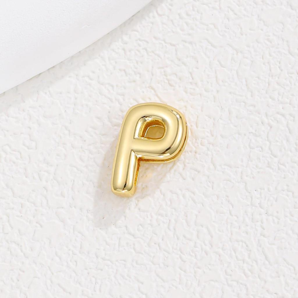 26 Engelse Alfabet Verstelbare Stalen Armband - 10mm Horlogeband Hand Sieraden