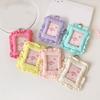 Easy Hanging Cloth Pillow Photocard Holder For Mini Photos Cards Compact Decorative Keychain Accessory