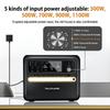 TALLPOWER V2400 Tragbare Powerstation, 2160Wh LiFePo4 Akku Solargenerator, 2400W AC Ausgang, USV-Funktion, LED-Licht, 13 Ausgänge