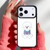 Bichon Frise Dog Puppy soft Phone Case for iPhone 17 16 15 14 13 Pro Max Back Cover for 12 11 Pro Coque