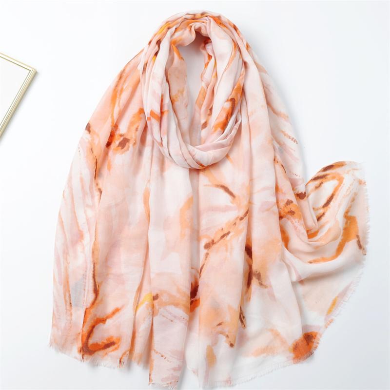 Women Summer Thin Viscose Cotton Scarf Lovely Animal Butterfly Fringe Shawls And Wraps Pashmina Stole Bufanda Muslim Hijab Sjaal