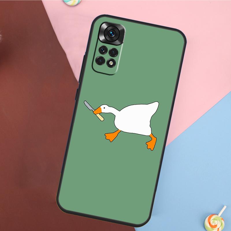 Cartoon Cute Goose Game Cover For Xiaomi Redmi Note 13 Pro 14 12 11 9 10 9S 10S 11S 12S Redmi 10C 12C 13C 14C Case
