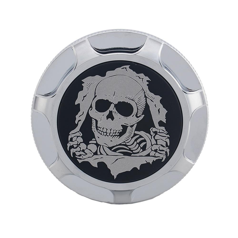 Motorcycle Custom Skull Decorative Oil Cap Fuel Gas Tank Cover Fits For Harley Sportster XL48 883 1200 Touring FLHR Dyna Softail